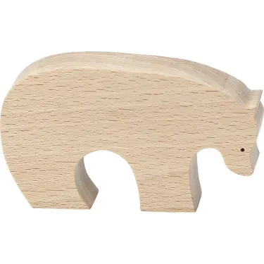 Figurine d'animal en bois "Ours brun" de Pompon, VILAC 9103E