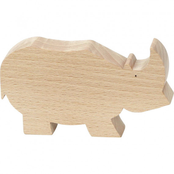 Figurine d'animal en bois "Rhinocéros" de Pompon, VILAC 9103B