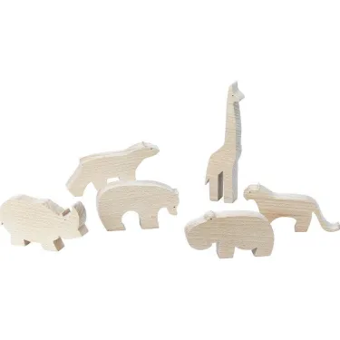Figurine d'animal en bois "Girafe" de Pompon, VILAC 9103F