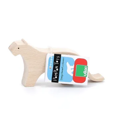 Figurine d'animal en bois "Panthère" de Pompon, VILAC 9103C
