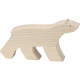 Figurine d'animal en bois "Ours blanc" de Pompon, VILAC 9103A