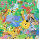 Puzzle géant "1 à 10 Jungle" 54 pcs DJECO 7148