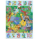 Puzzle géant "1 à 10 Jungle" 54 pcs DJECO 7148