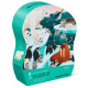 Animaux de l'Arctique, puzzle 72 pcs silhouette CROCODILE CREEK