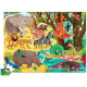 Safari sauvage, puzzle 72 pcs silhouette CROCODILE CREEK