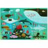 Puzzle métallisé "Animaux marins" 60 pcs CROCODILE CREEK