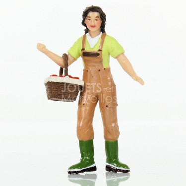 Fermière au panier, figurine PAPO 39219