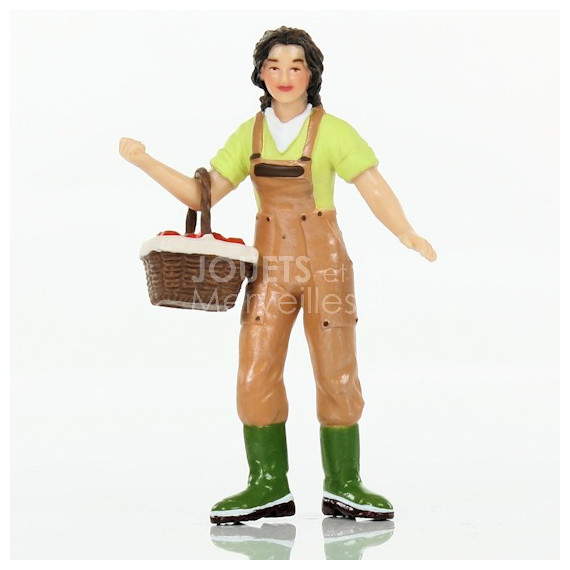 Fermière au panier, figurine PAPO 39219