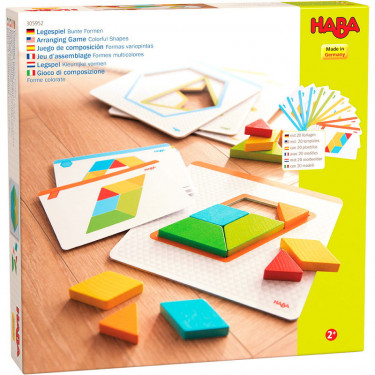 Jeu d'assemblage "Formes multicolores" HABA 305952