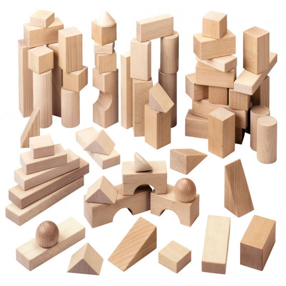 Premiers blocs de construction en bois HABA 1070-boîte medium