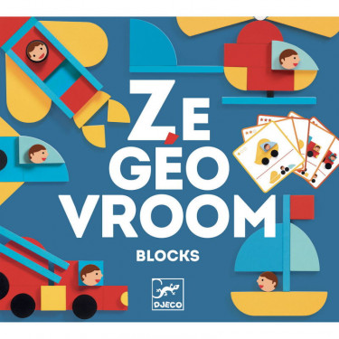 Ze Geovroom, blocs en bois DJECO 6436