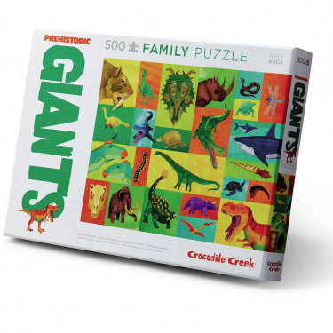 Puzzle famille 'Les géants préhistoriques' 500 pcs CROCODILE CREEK