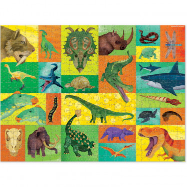 Puzzle famille 'Les géants préhistoriques' 500 pcs CROCODILE CREEK