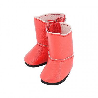 Bottes rouges pour poupées de 34 cm Petitcollin