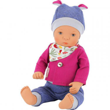 Poupée Bibichou Sylvia Natterer 35cm "Samuel" Petitcollin