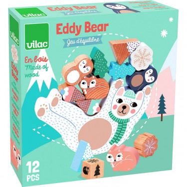 Eddy Bear, jeu d'équilibre Vilac 8505 par Michelle Carlslund