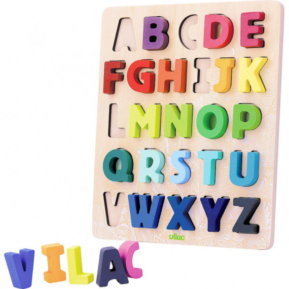 Puzzle ABC "Sous la canopée" Alphabet à encastrer VILAC 2738
