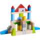 Blocs de construction multicolores en bois HABA 305162-grande boîte