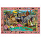 Puzzle 'Cherche & Trouve' Safari africain 64 pcs Mudpuppy