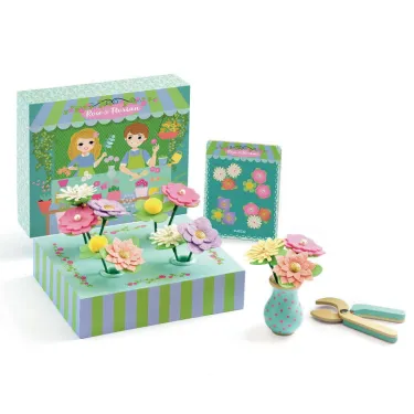 Rose & Florian,  jouer à créer des bouquets de fleurs DJECO 5501