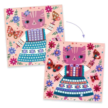 Mosaïques "Lovely pets" Art au numéro DJECO 9425