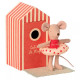 Petite soeur souris et sa cabine de plage Maileg