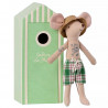 Papa souris et sa cabine de plage Maileg