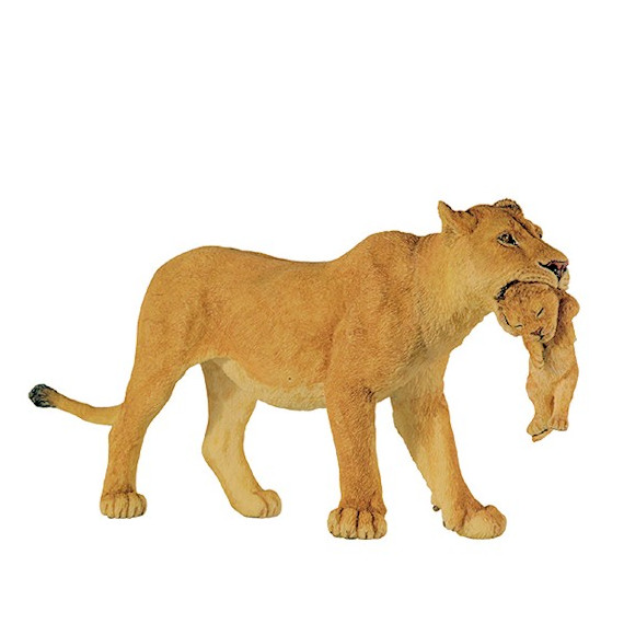 Lionne avec lionceau PAPO 50043