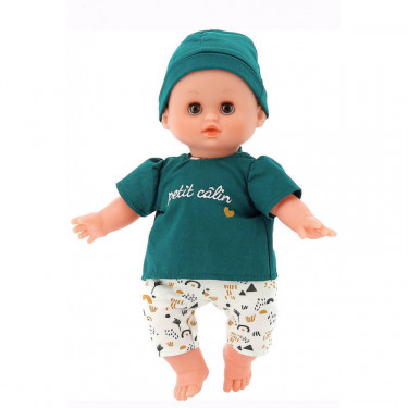 Poupée Petit Câlin 28cm "Théo" Petitcollin
