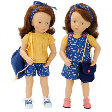 Poupée Minouche Sylvia Natterer 34cm "Anaïs" Petitcollin