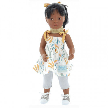 Poupée Minouche Sylvia Natterer 34cm "Roxane" Petitcollin