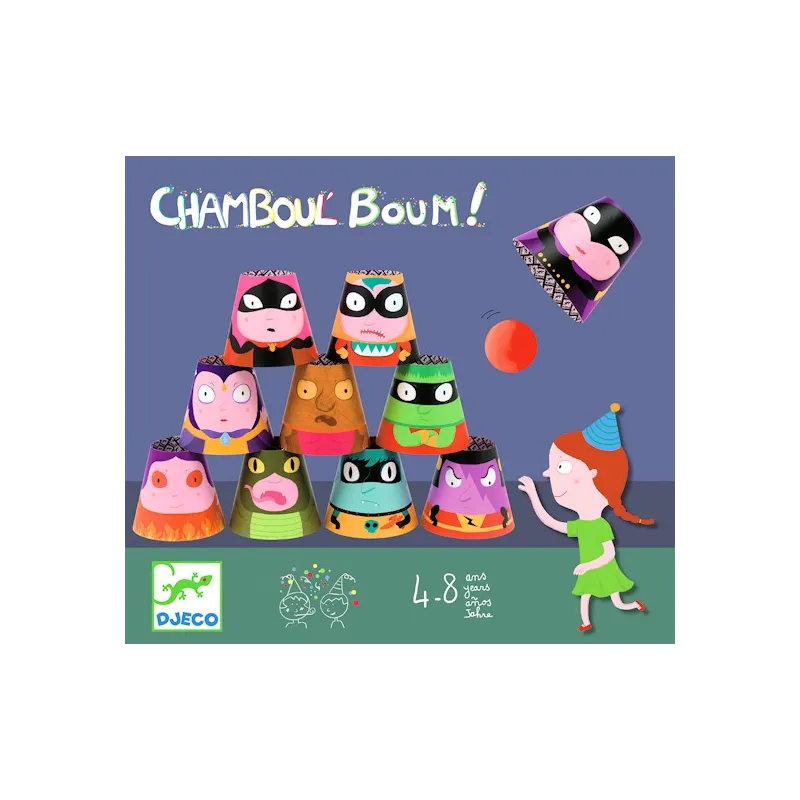 Chamboul'boum, jeu de massacre DJECO 2061