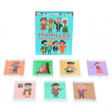 Jeu de 7 familles Mini family - jeu de cartes - Djeco 