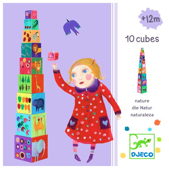 Cubes - Natures & Animaux, cubes DJECO DJO8505 Cubes - Natures & Animaux, cubes DJECO DJO8505