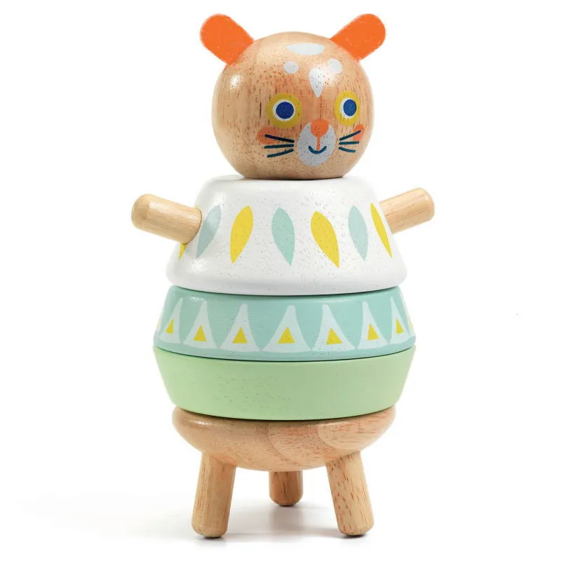 BabySouri, jeu d'empilage en bois DJECO 6131