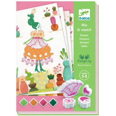 Coffret tampons "Flower girls" DJECO 8741
