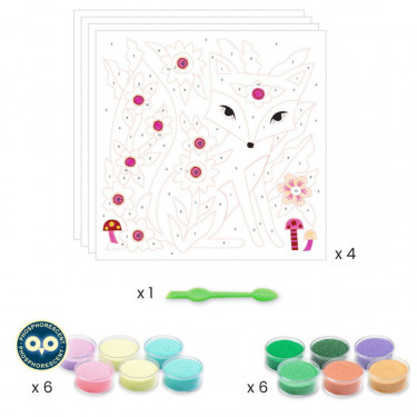 Coffret Sables colorés "Garden lights" DJECO 8680