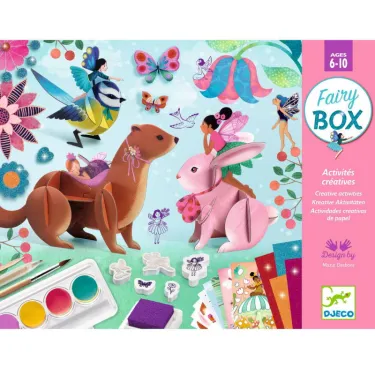 Fairy Box Coffret d'activités créatives pour enfant DJECO 9332