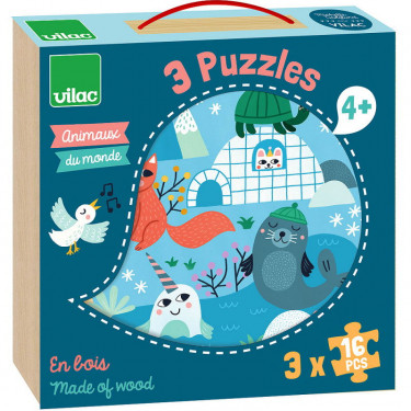 DJECO Puzzle 24 pièces - Edmond le dragon : Chez Rentreediscount