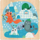 Coffret 3 puzzles en bois 'Animaux du monde' Michelle Carlslund VILAC 8530