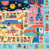 Puzzle 'Cherche & Trouve' Musée de l'air et de l'espace 64 pcs Mudpuppy