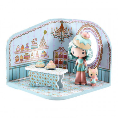 tinyshop de Charlie, maison pour figurine tinyly de Djeco 6955