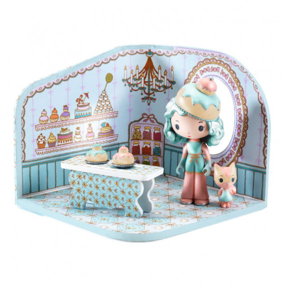 tinyshop de Charlie, maison pour figurine tinyly de Djeco 6955