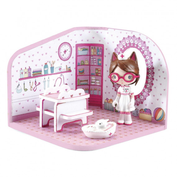 tinyshop de Milou, maison pour figurine tinyly de Djeco 6956