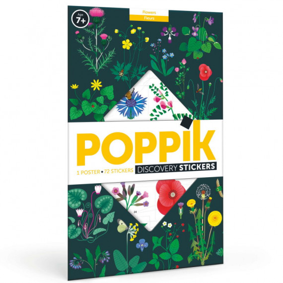 Poster en stickers "Botanique" Poppik