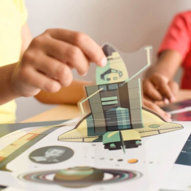 Poster en stickers "Astronomie" Poppik