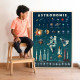 Poster en stickers "Astronomie" Poppik