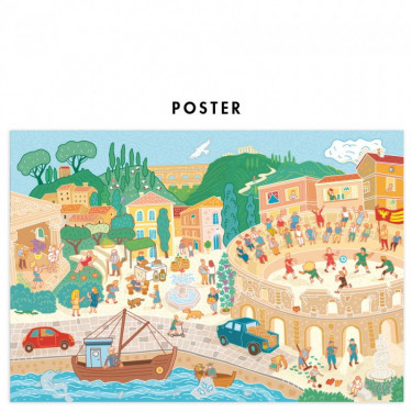 Puzzle à remonter le temps 'Antiquité' Pirouette Cacahouète