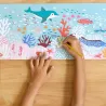 Poster à colorier "Barrière de corail" Poppik