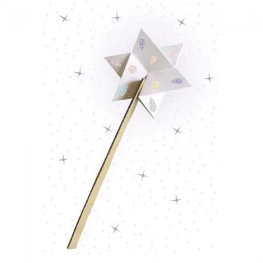 6 baguettes magiques à créer, kit créatif pour enfant Pirouette Cacahouète